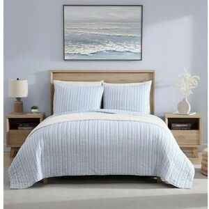 Striped Blue and White Bedding Set NÁUTICA